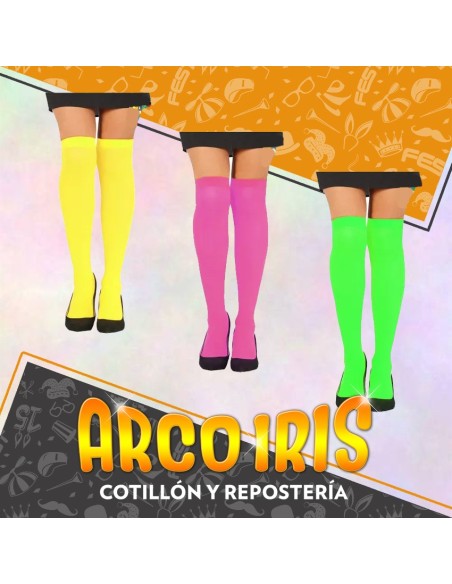 Medias Bucaneras +3-10% - Neon/fluo/color/blanca/negra San Patricio Party Store