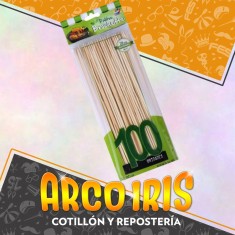 Palitos Brochet 20 Cm X 100 - Party Store