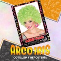 Peluca Afro Verde Xu - San Patricio Party Store