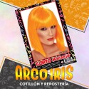 Peluca Corto Naranja Xu - Party Store