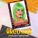 Peluca Corto Verde Xu - Party Store
