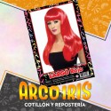 Peluca Largo Rojo Xu - Party Store