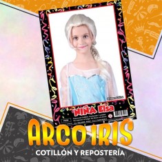 Peluca Nina Elsa Xu - Frozen Party Store