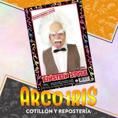 Peluca Einstein Xu - Bigote Y Cejas Party Store