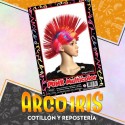 Peluca Punk Multicolor Xu - Party Store