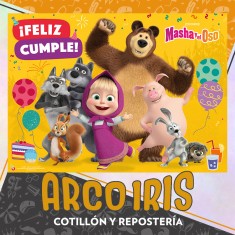 Masha Afiche Feliz Cumple Xu Y El Oso