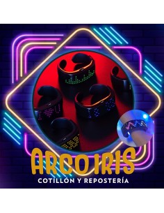 Luminoso Pulsera Led Display Bluetooth Recargable Xu - Programa Tu Frase Con El Celular Usb Bateria Recargable Incorporada Se