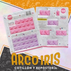 Placas Set Tableta Corazon Cristal - Valentin Parpen