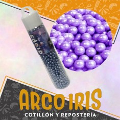 Drops Perlas Lilas Tubo X 50 Gr - Pastelar Pascua Pastillaje Para Decoracion