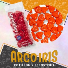 Drops X 35 Gr Corazones Super - Pascua Valentin Pastelar Pastillade Para Decoracion