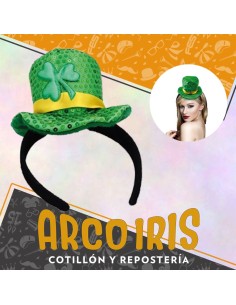 Vincha Galerita Xu - Trebol/duende San Patricio Party Store