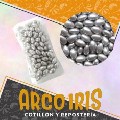 Drops X 35 Gr - Gotas De Plata Rosa-celeste Gotitas Pastelar Pascua