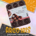 Molde Para Mini Donas X 12 Cavidades - Teflon Placa Antiadherente Mini Donas Linea Helpers (ayudantes De Cocina) Pastelar