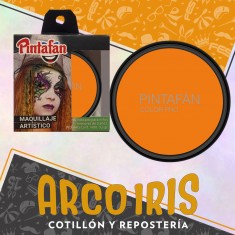 Maquillaje Pasta Fluo Naranja 9.2g Xu +3-10% Brillante Promo Por Cantidad Artistico Halloween Pintafan