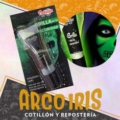 Maquillaje Crema Pomo Glow - Brilla En La Oscuridad Pintafan En Blister