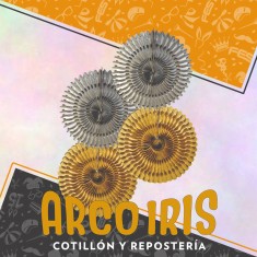 Guirnalda Medallon Golden X 2 - Oro Rondi