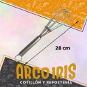 Batidor Acero 28 Cm Mango Acero Xu