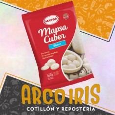 Chocolate Blanco 500 Gr Sin Tacc Mapsacuber Pascua Moldeo Mapsa