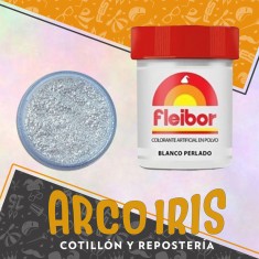 Colorante En Polvo Blanco Perlado 4 Gr Xu - Fleibor