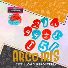 Cortante Plastico Numeros X 9 - Cookie Cooters