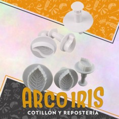 Cortante Plastico X 3 - Con Expulsor Hojas