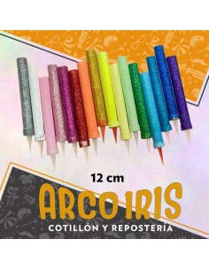 Bengala 12 Cm Gibre Lisa X 4 - Artesanales Primera Calidad Color Pastel 2