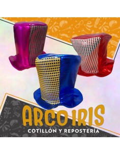 Gorro Galeron Combinado Meta/lentejuelas Xu - Varios Colores