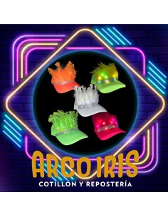 Luminoso Gorra Fluo Con Pluma Xu - Led