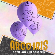 Wish Globos Premium X 6 - Latex 12 Impresion Total