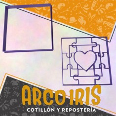 Cortante Cookies Rompecabeza Corazon Xu - Plastico Valentin