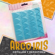 Cortante Y Marcador Plastico Regla X 4 - Embossed Mold Biscuit