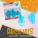 Cortante Y Marcador Plastico Cactus X 3 - Ingerbread - Biscuit & Cake Mold
