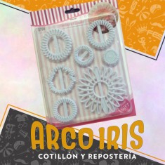 Cortante Y Marcador Plastico Flores X 7 - Gerbera Flower