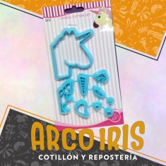 Cortante Y Marcador Unicornio Xu - Cookie Cutter Set