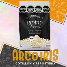 Chocolate Alpino Pins X Kg - Blanco Pascua Valentin Moldeo Lodiser