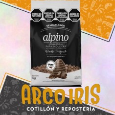 Chocolate Alpino Pins 6 Kg Semiamargo 6 X Kg - Pascua Valentin Moldeo Lodiser