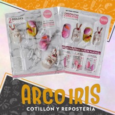 Placas Set Cake Paletas Conejitos X 2 - Cristal Pascua Parpen