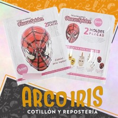 Placas Set Spiderman X 2 - 15 Cm Cristal Hombre Arana Parpen
