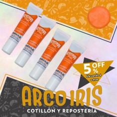 Colorante En Gel Naranja Xu - 15 Gr Radha +4-5% Pascua Promo Por Cantidad