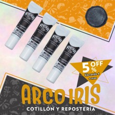 Colorante En Gel Negro Xu - 15 Gr Radha +4-5% Pascua Promo Por Cantidad