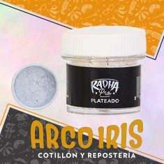 Colorante En Polvo Metal Plata Xu - 4 Gr Radha Pascua