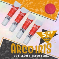 Colorante En Gel Rojo Xu - 15 Gr Radha +4-5% Pascua Promo Por Cantidad