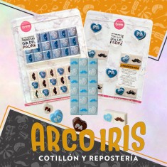 Placas Set Dia Del Padre X 2 - Cristal Parpen