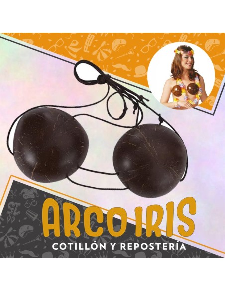 Sosten Hawaiano De Coco Xu - Corpino Coco Primavera Party Store