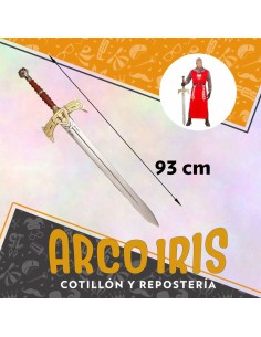 Espada Mediaval Xu - 93 Cm Sin Funda Rey Arturo Excalibur Party Store