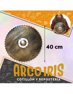 Escudo Vikingo Xu - 40 Cm Redondo Party Store