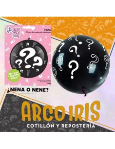 Pinata Set Revelacion De Genero - Nena Incluye Confetti Rosa Happy Day