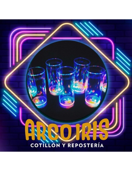 Luminoso Vaso Trago Largo X 10 - Led