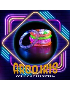 Luminoso Pulsera Acrilico X 12 - Varios Modelos Led