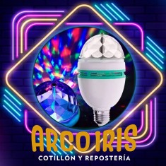Luz Lampara Led Giratoria +5-5% En Caja- Sin Garantia Megatronik Lampara Led Efecto Luminoso Foco